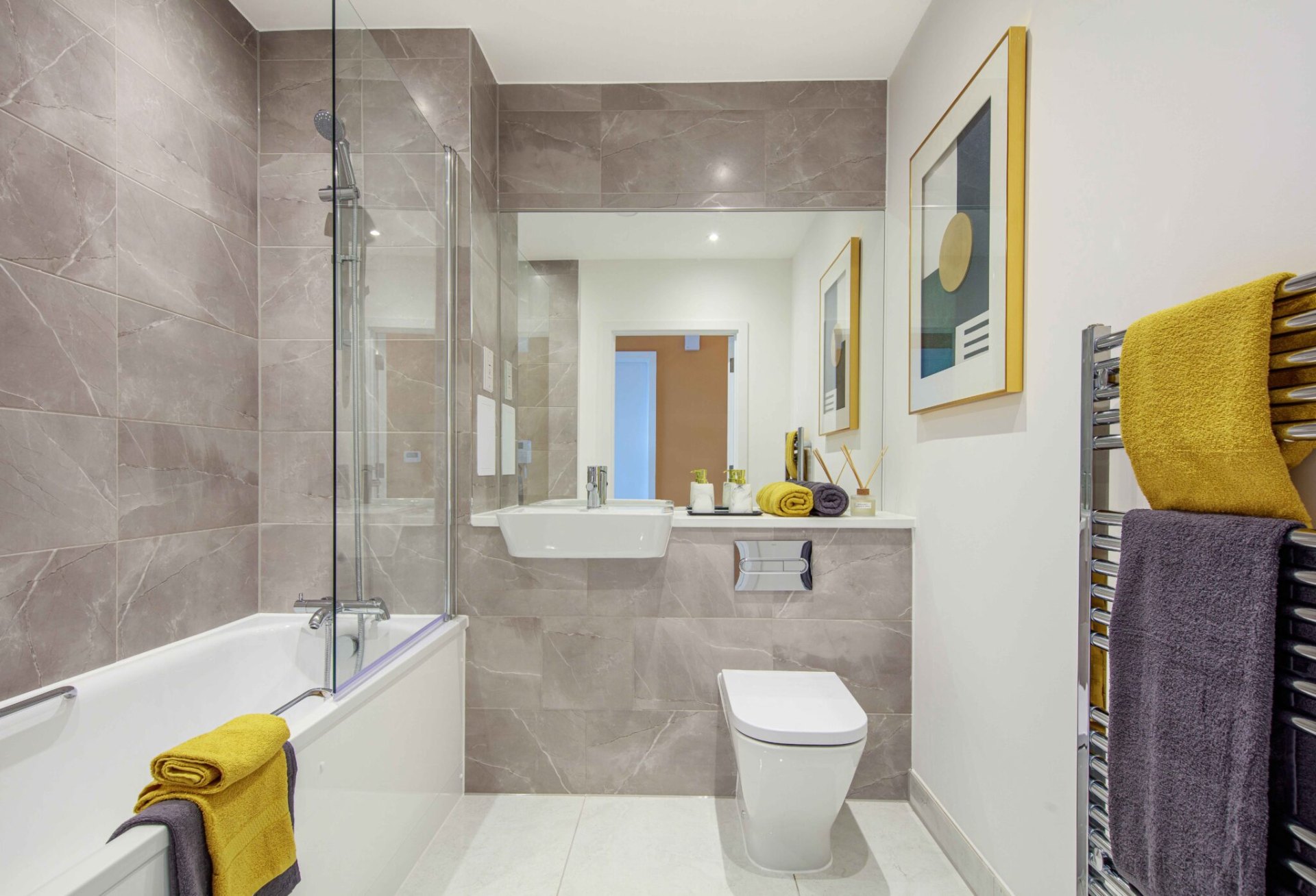 Bathroom after a Reach Cleaners visit